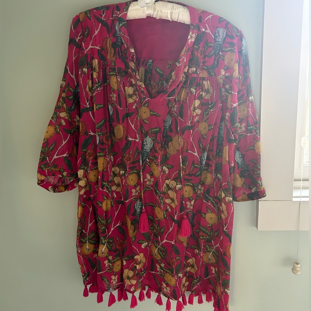 Roller rabbit oversized cover up